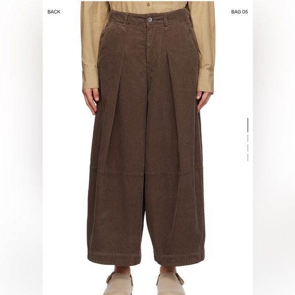 YMC Pants - YMC Brown Deadbeat Trousers